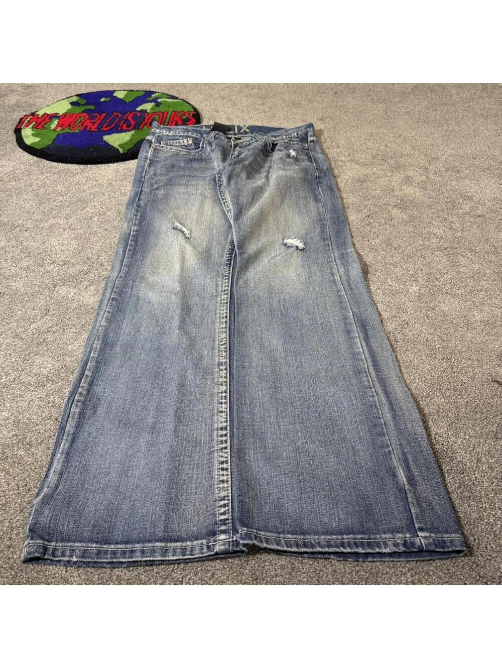 y2k vintage 2000’s denim bootcut baggy  jeans